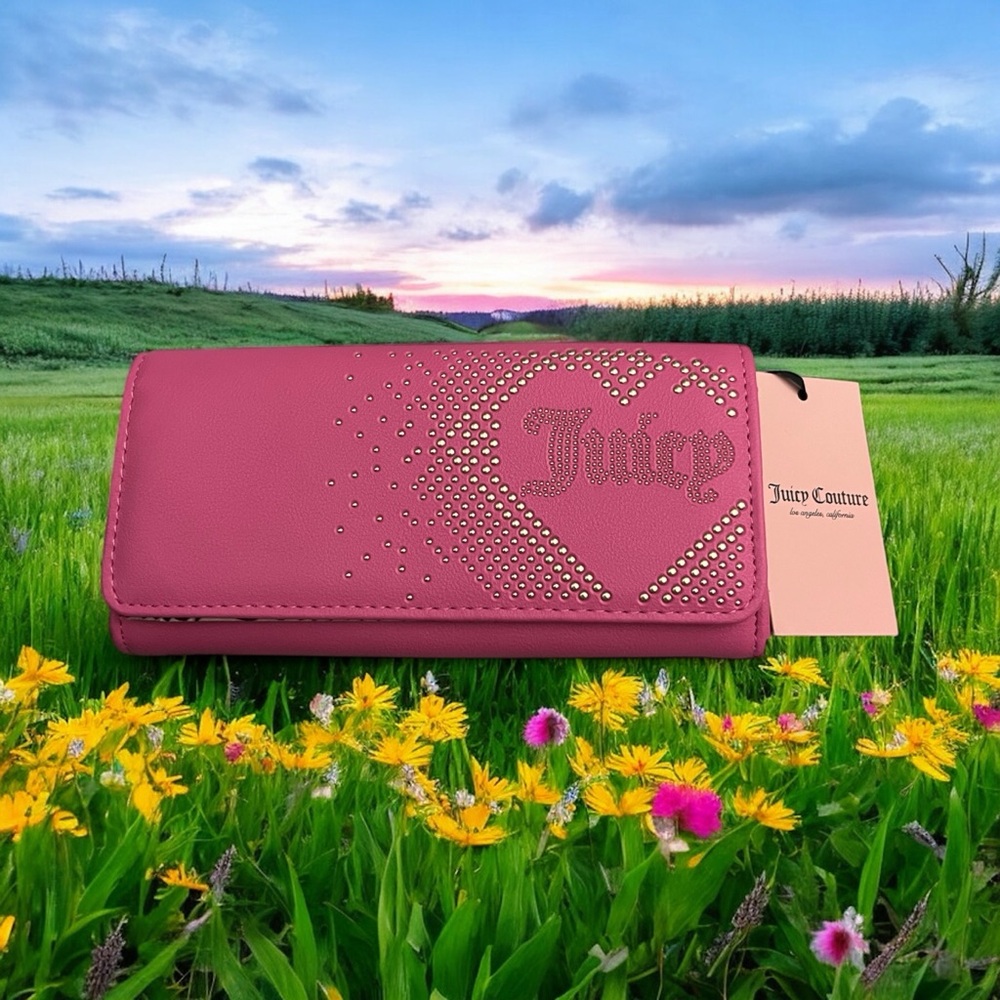 Juicy Couture Pink Heart Design Wallet